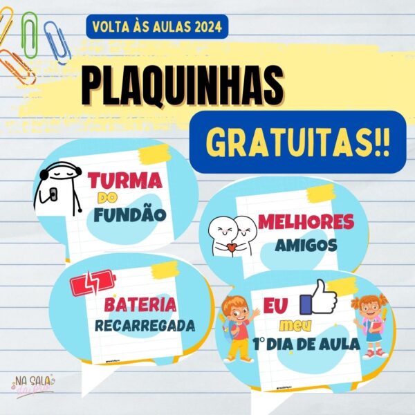 Plaquinhas - Arquivo Gratuito