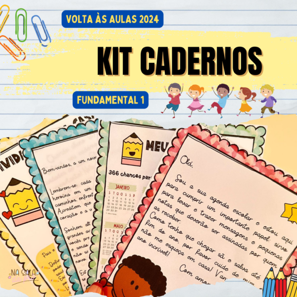 Kit Cadernos Fundamental 2024