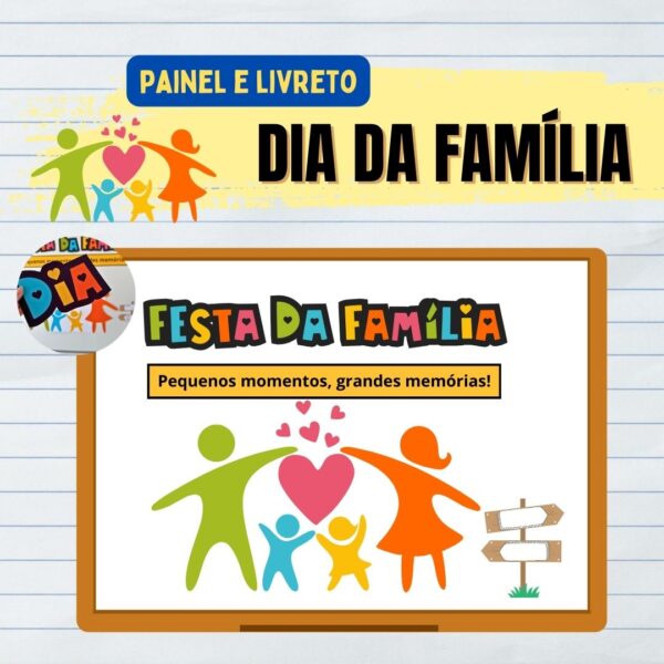 Dia da Família - Mural e livreto