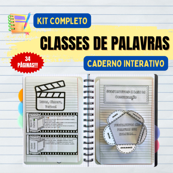 Caderno Interativo das Classes de Palavras - COMPLETO