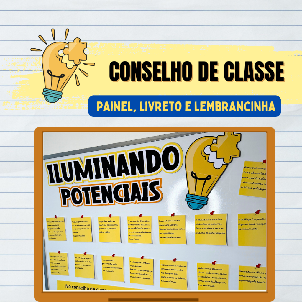 Conselho de classe na sala da pr 