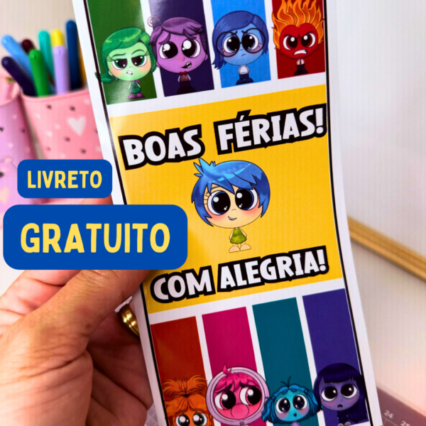 Livreto Boas Férias! Divertidamente