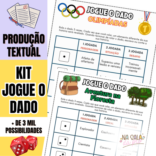 Produção Textual - Jogue o dado