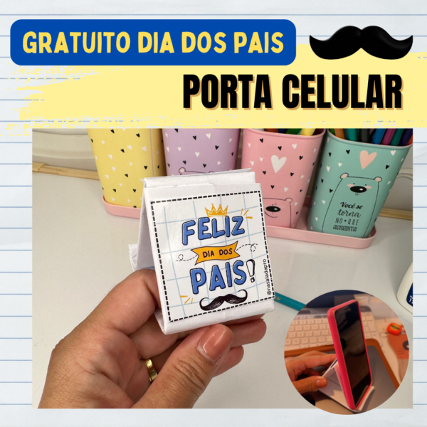 DIY Especial Dia dos Pais: Porta Celular de Papel! 📱