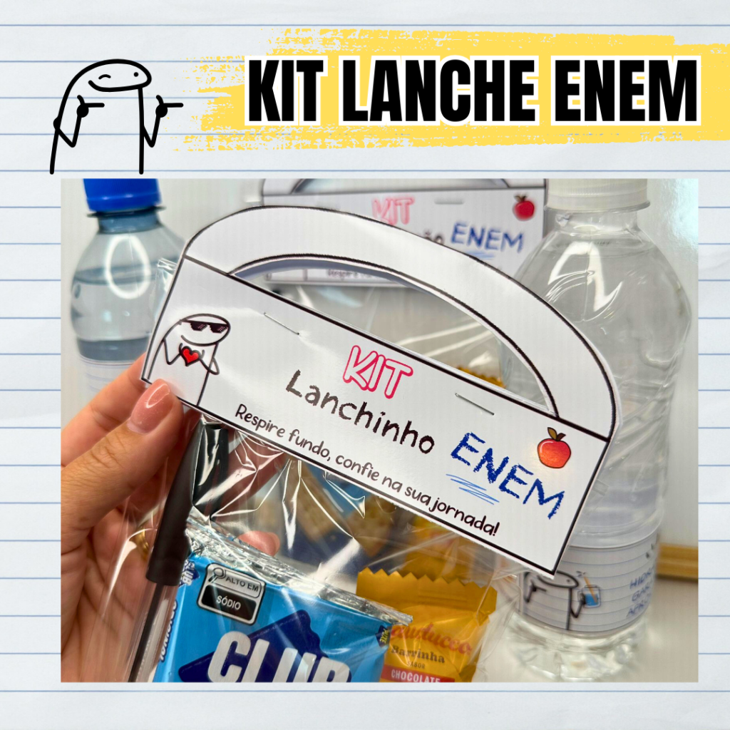 Kit Lanche ENEM - Na Sala da Prô