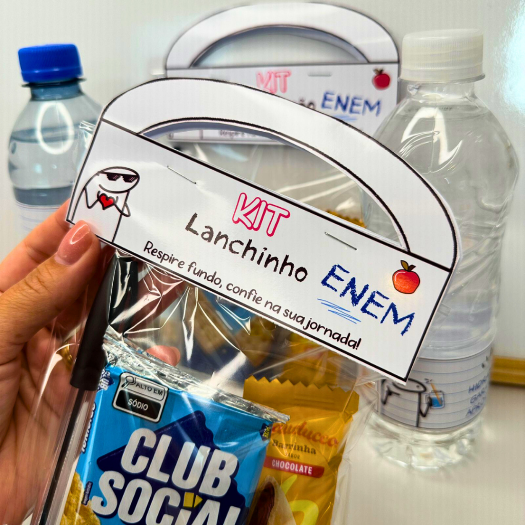 Kit Lanche ENEM - Na Sala da Prô