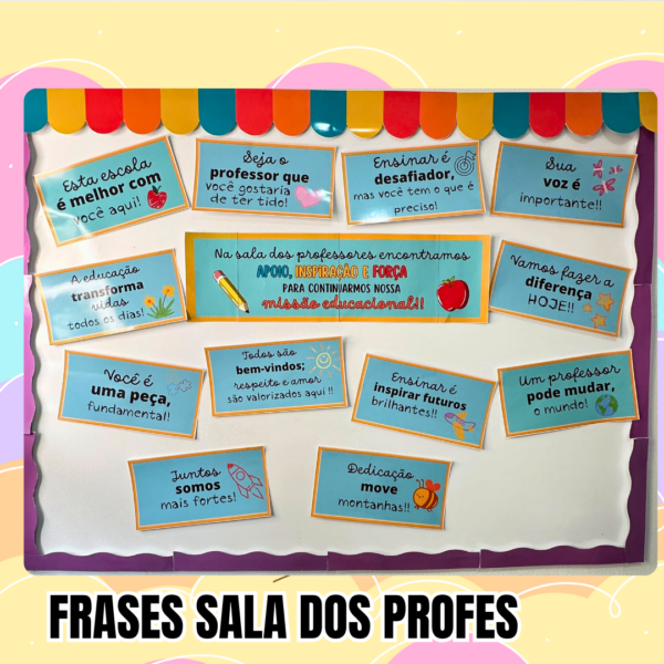 Frases Motivacionais para Sala dos Professores