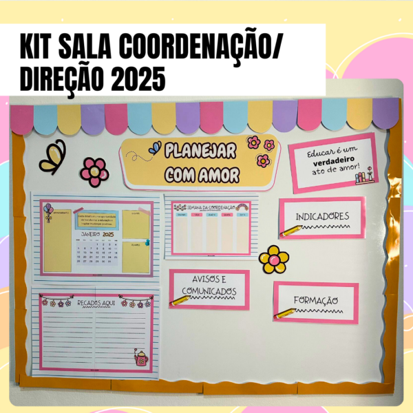 Kit Sala da Coordenação/Direção 2025