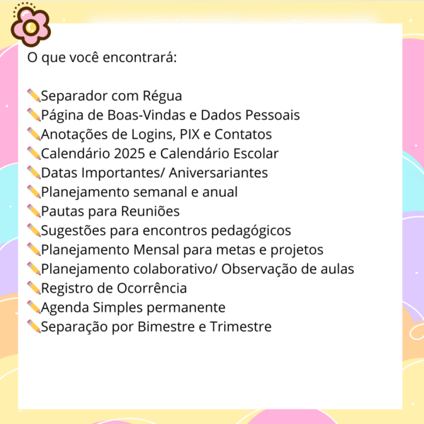 Planner da Coordenação - com agenda simples - Image 22