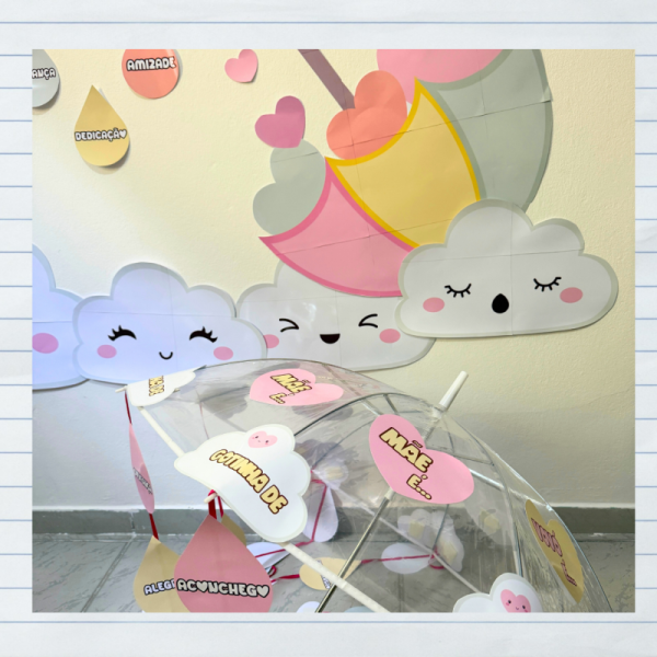 Decoração Guarda-chuva Dia das Mães - Imagem 2