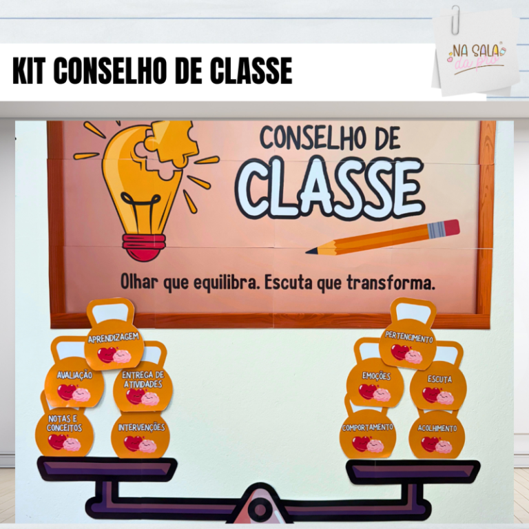 Kit Conselho de Classe Escolar - Na Sala da Prô
