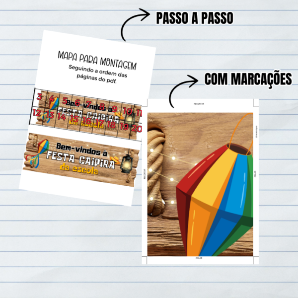 Banner Portão - Festa Caipira - Festa Junina - Imagem 2