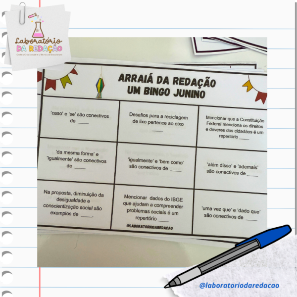 Bingo da Redação ENEM - Imagem 3