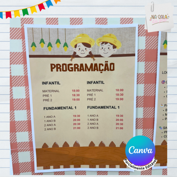 Cartaz para Avisos do Arraiá - Imagem 4