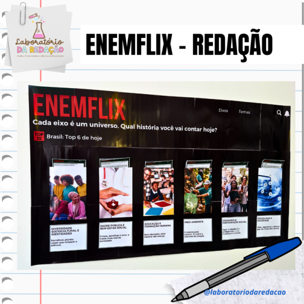 ENEMflix - Painel Interativo com Propostas de Redação