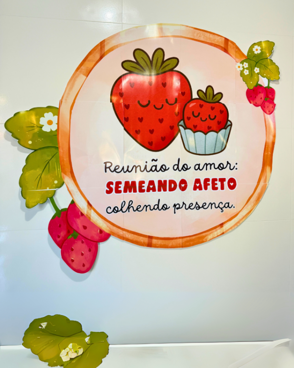 Kit Reunião de Pais  Morango do Amor - Imagem 2