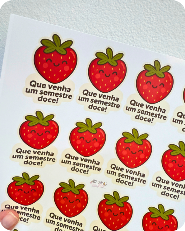 Ponteira Lápis Morango do amor - Imagem 2