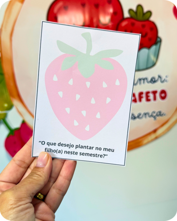 Kit Reunião de Pais  Morango do Amor - Imagem 5