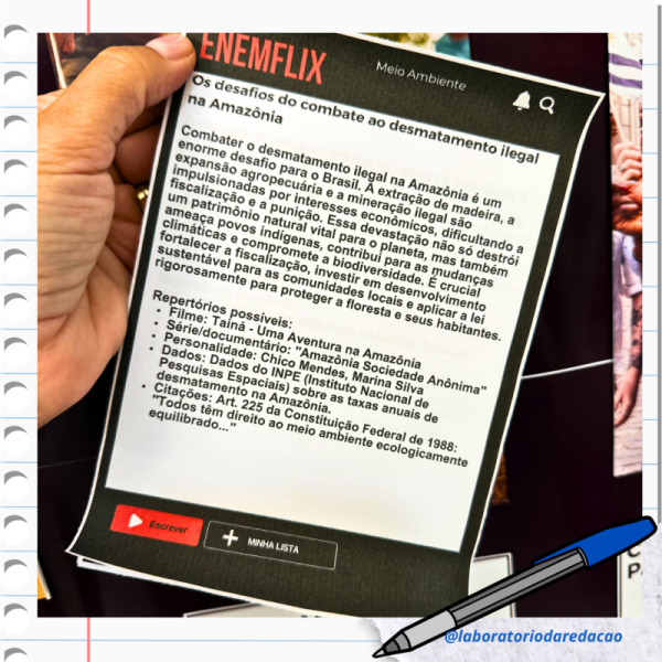 ENEMflix - Painel Interativo com Propostas de Redação - Imagem 6