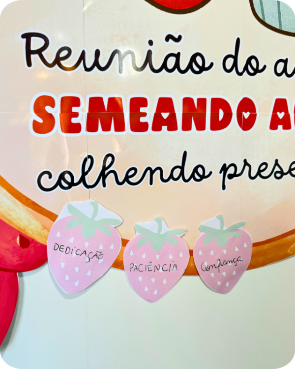 Kit Reunião de Pais  Morango do Amor - Imagem 8
