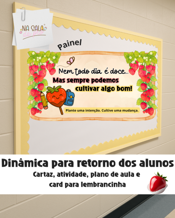 Painel Interativo de Acolhimento Morango do Amor