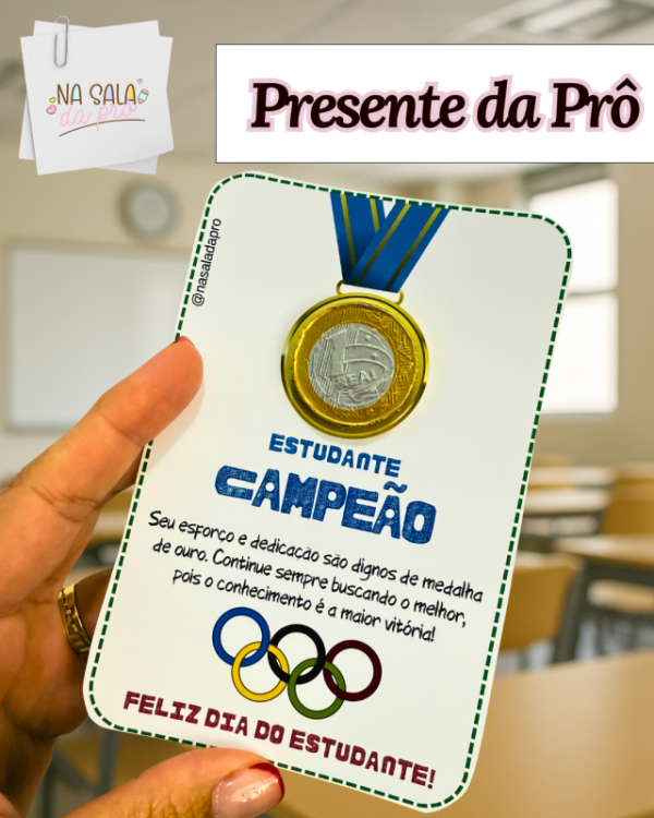 Lembrancinha Dia do Estudante