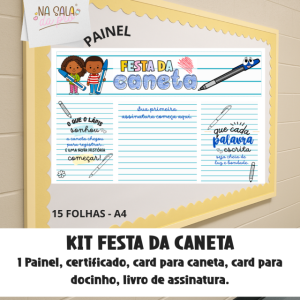 Painel Festa da Caneta 5 ano