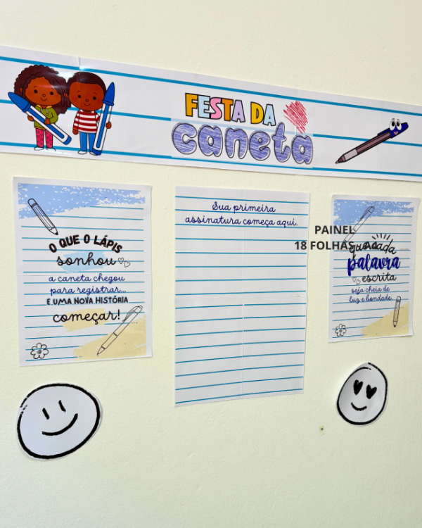 Painel Festa da Caneta 5 ano - Imagem 3