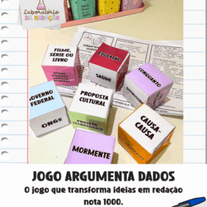 Jogo Argumenta Dados - Redação ENEM