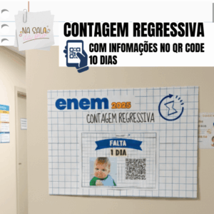 CARTAZ CONTAGEM REGRESSIVA ENEM