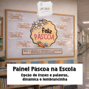 Painel Feliz Páscoa na Escola