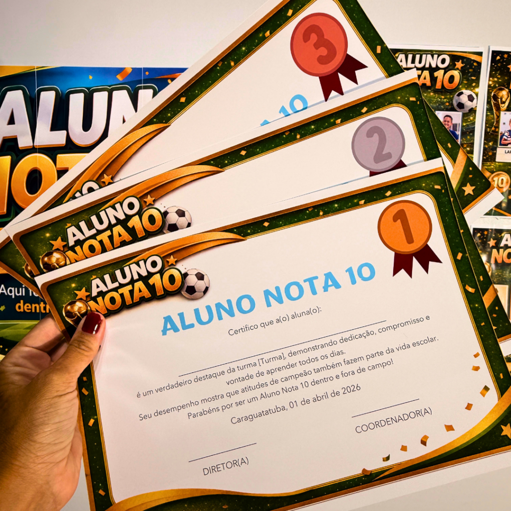 Aluno Nota 10 - Na Sala da Prô