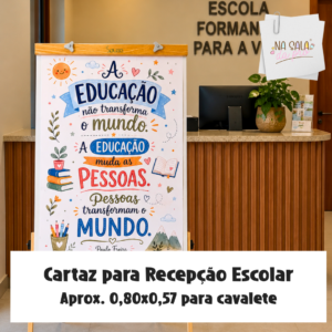 Painel Decorativo para Recepção Escolar