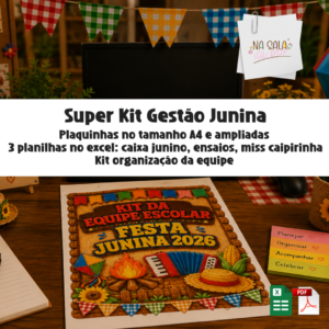 Kit Gestão de Festa Junina Escolar