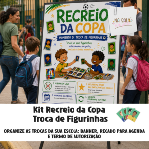Kit Recreio da Copa | Troca de Figurinhas