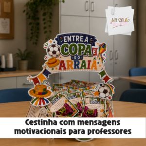 Cestinha Motivacional para Sala dos Professores
