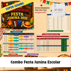 Combo Festa Junina Escolar