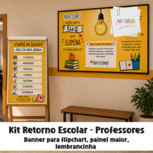 Kit Retorno Escolar | Professores, Vocês São a Luz