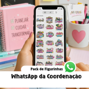 PACK DE FIGURINHAS PARA O WHATSAPP DA COORDENAÇÃO