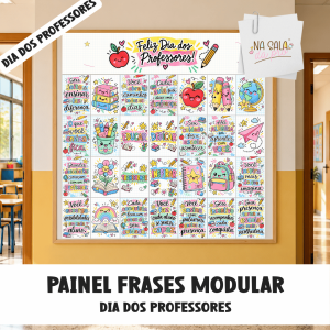 PAINEL MODULAR FRASES DIA DOS PROFESSORES